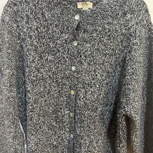 Appleseed's Black and White Knit Cardigan